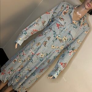 Lumiere Blue and Gray Jumpsuit with Relaxed Fit